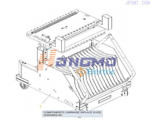03044856-05 COMPONENTS CARRIAGE SIPLACE D1 D2